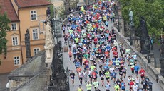 Momentka z Pražského maratonu. Momentka z Pražského maratonu.