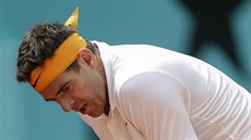 Juan Martín del Potro ve druhém kole turnaje v Madridu. Juan Martín del Potro ve druhém kole turnaje v Madridu.