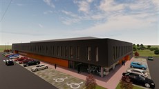 Budoucí podoba budovy stadionu se ještě může mírně změnit. Budoucí podoba budovy stadionu se ještě může mírně změnit.