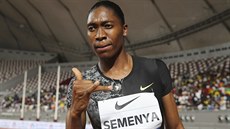 Caster Semenyaová v Dauhá. Caster Semenyaová v Dauhá.