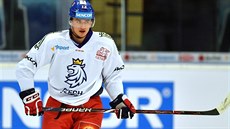 Jakub Vrána na tréninku české hokejové reprezentace. Jakub Vrána na tréninku české hokejové reprezentace.