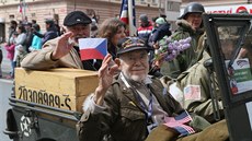 Vrcholem plzeňských Slavností svobody byla tradiční jízda historických... Vrcholem plzeňských Slavností svobody byla tradiční jízda historických...