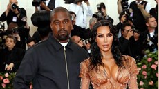 Kim Kardashianová a Kanye West na Met Gala (New York, 6. kvtna 2019)