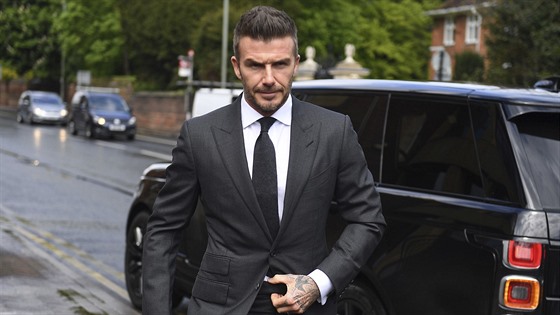 David Beckham míí k soudu (Londýn, 9. kvtna 2019)