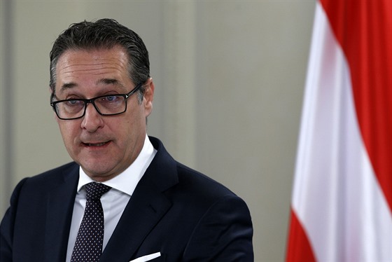 Rakouský vicekanclé Heinz-Christian Strache z FPÖ