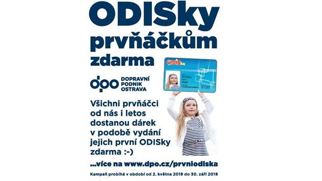 ODISky prvňáčkům zdarma ODISky prvňáčkům zdarma