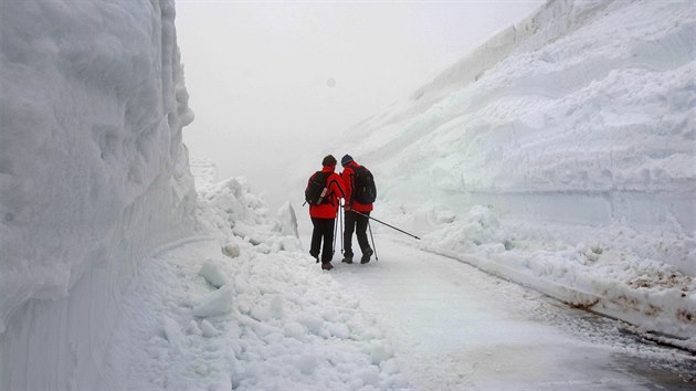 Pekvapen turist podobnou atrakci jet nevidli. (17. kvtna 2019)