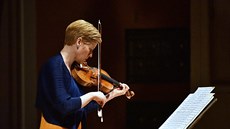 Houslistka Isabelle Faustová hrála na Praském jaru sonáty a partity J.S. Bacha.