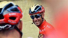 Vincenzo Nibali před třetí etapou Gira Vincenzo Nibali před třetí etapou Gira