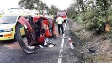 Při nehodě mezi obcemi Hlohovice a Skoupý na Rokycansku zemřela v osobním autě... Při nehodě mezi obcemi Hlohovice a Skoupý na Rokycansku zemřela v osobním autě...