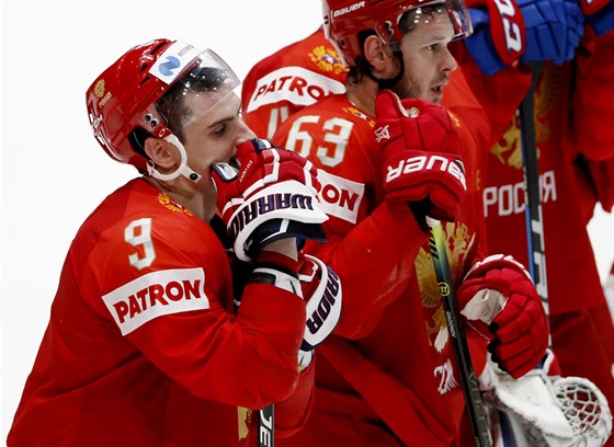 Zklamaní rutí hokejisté po prohraném semifinále proti Finsku.