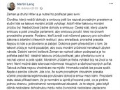 Zastupitel z Jesenice u Prahy a len tamn ODS Martin Lang oznail prezidenta...