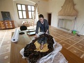 Kastelánka hradu Roštejn Kateřina Rozinková má napilno. Veškeré stavební práce... Kastelánka hradu Roštejn Kateřina Rozinková má napilno. Veškeré stavební práce...