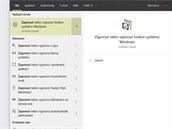 Virtuální prostředí SandBox lze ve Windows 10 aktivovat přes nabídku Zapnout...