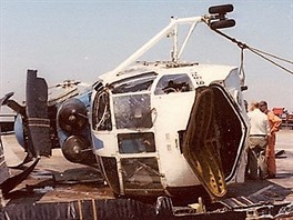 Havárie vrtulníku N619PA na střeše budovy PAN AM 16.5. 1977