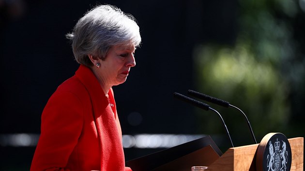Britsk premirka Tereza Mayov oznamuje svoji rezignaci. (24. kvtna 2019)