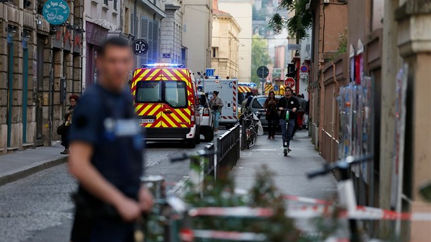 Francouzt hasii u msta vbuchu v Lyonu. (24. kvtna 2019)