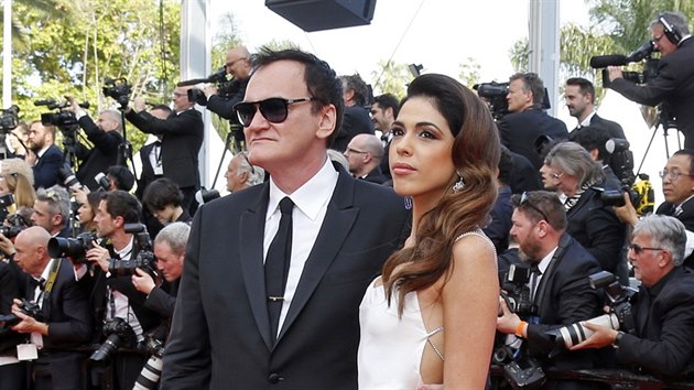 Quentin Tarantino a Daniella Pickov (Cannes, 21. kvtna 2019)