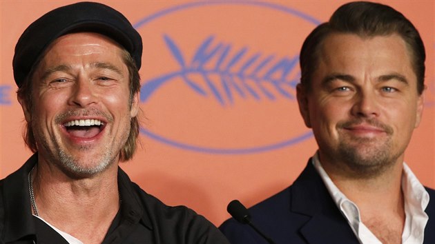 Brad Pitt a Leonardo DiCaprio (Cannes, 22. kvtna 2019)