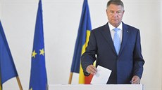 Rumunský prezident Klaus Iohannis ve volbách do EP. (26.5.2019) Rumunský prezident Klaus Iohannis ve volbách do EP. (26.5.2019)