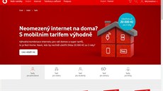 V prohlíei Chrome jsme na speciální tarif Vodafonu nenarazili ani pi...