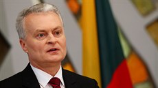 Nový litevský prezident Gitanas Nauséda na tiskové konferenci ve Vilniusu... Nový litevský prezident Gitanas Nauséda na tiskové konferenci ve Vilniusu...