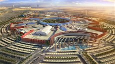 Vizualizace centra Cityland Mall ve dne. Vizualizace centra Cityland Mall ve dne.