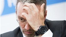Odvolávaný rakouský ministr vnitra Herbert Kickl ze Svobodné strany Rakouska... Odvolávaný rakouský ministr vnitra Herbert Kickl ze Svobodné strany Rakouska...
