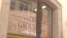 Včelí roj v Mostecké ulici. Včelí roj v Mostecké ulici.