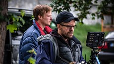 Kryštof Hádek a Jiří Mádl při natáčení filmu Modelář Kryštof Hádek a Jiří Mádl při natáčení filmu Modelář