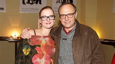 Kamila Kikinuková a Pavel Kikinuk na premiée komedie Celebrity s.r.o. v...