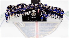 Hokejisté St. Louis jako vítězové Západní konference NHL Hokejisté St. Louis jako vítězové Západní konference NHL