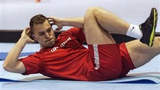 Slovenská posila Marek Hecl nabírá s novými olomouckými spoluhráči kondici. Slovenská posila Marek Hecl nabírá s novými olomouckými spoluhráči kondici.