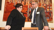 Ministryně spravedlnosti Marie Benešová a nejvyšší státní zástupce Pavel Zeman... Ministryně spravedlnosti Marie Benešová a nejvyšší státní zástupce Pavel Zeman...