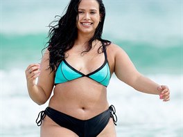 Natalia Lorenzo in a fun-filled bikini shoot in Miami