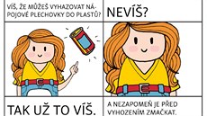 Jeden z komiksů, který je součástí kampaně Uherského Hradiště ke správnému... Jeden z komiksů, který je součástí kampaně Uherského Hradiště ke správnému...