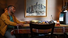 Jiří Macháček při natáčení filmu Bourák Jiří Macháček při natáčení filmu Bourák