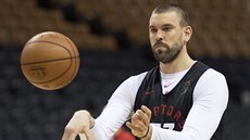 Marc Gasol na tréninku Toronta Marc Gasol na tréninku Toronta
