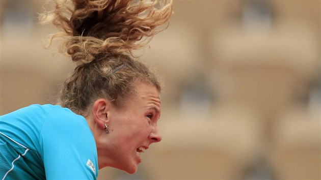 Kateina Siniakov v osmifinle Roland Garros