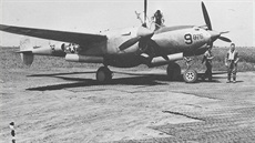 Letoun P-38 Ligthning ze sestavy 14. stíhací skupiny Letoun P-38 Ligthning ze sestavy 14. stíhací skupiny