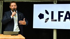 Dušan Svoboda, předseda Ligové fotbalové asociace (LFA), která řídí první a... Dušan Svoboda, předseda Ligové fotbalové asociace (LFA), která řídí první a...