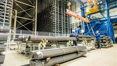 Tažírna oceli Třineckých železáren ve Starém Městě představila nový automatický... Tažírna oceli Třineckých železáren ve Starém Městě představila nový automatický...