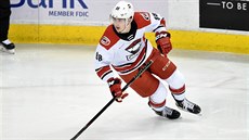 Martin Nečas v dresu Charlotte Checkers. Martin Nečas v dresu Charlotte Checkers.