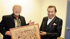 Milan Drobný a Karel Gott (23. června 2009) Milan Drobný a Karel Gott (23. června 2009)