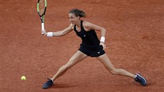 Petra Martiová se snaí dosáhnout na míek ve tvrtfinále Roland Garros.