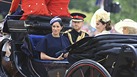 Princ Harry s manelkou Meghan, vvodkyn Kate a vvodkyn Camilla (Trooping...