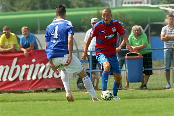 Adam Hlouek se poprvé v plzeském dresu pedstavil v pípravném utkání proti...