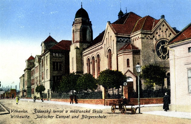 Synagoga ve Vítkovicích patila mezi architektonické skvosty.