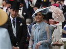 Princ William a vévodkyn Kate na dostizích v Ascotu (18. ervna 2019)