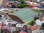 Zimní stadion v Chebu. Zimní stadion v Chebu.